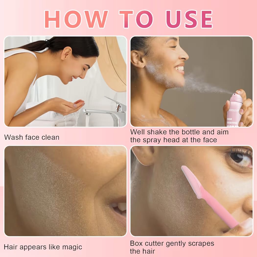 Hair identifier spray meilury